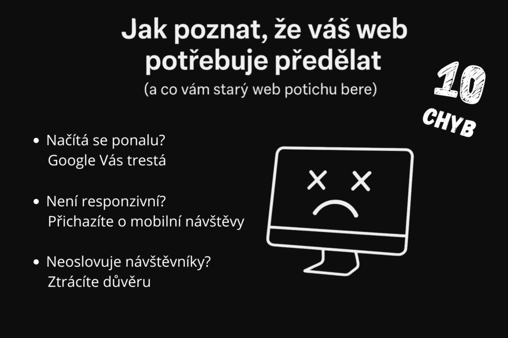 10 chyb, které si majitelé malých webů neuvědomují